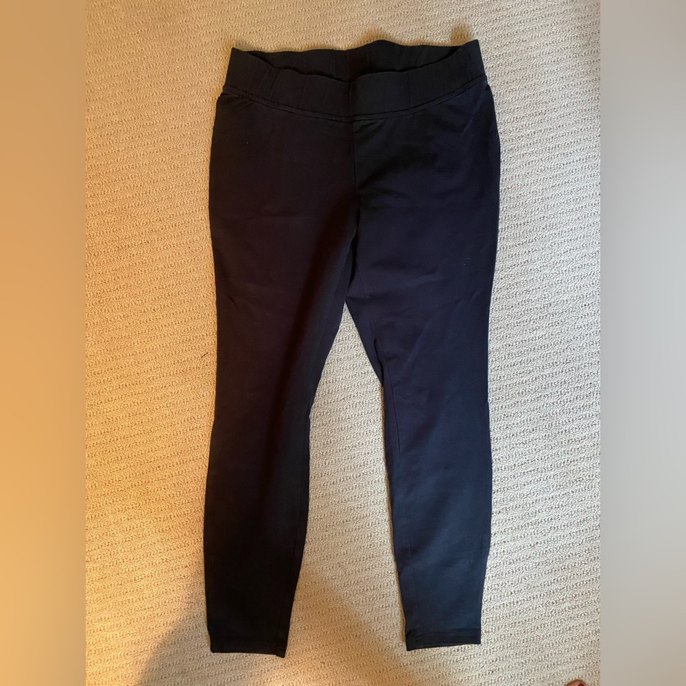 Lands End black legging Size Large